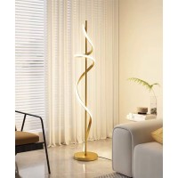 Modern LED Floor Lamp Stylish And Functional Gold Color